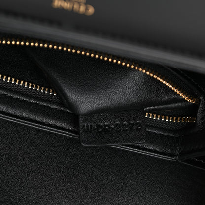 Celine Shiny Calfskin Teen Triomphe Black 7 of 10