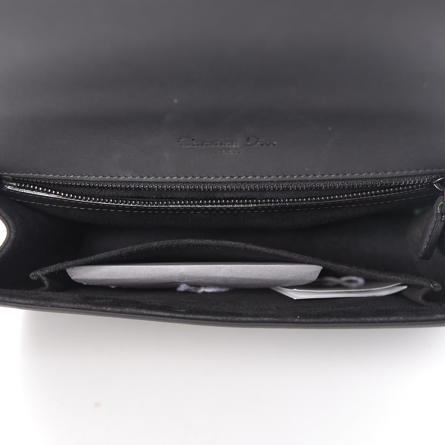 Ultra Matte Calfskin Studded Medium Diorama Flap Bag Black