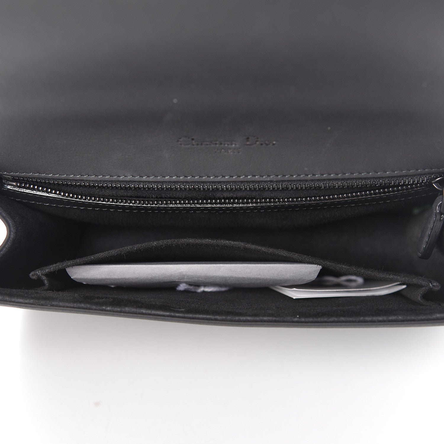 Christian Dior Ultra Matte Calfskin Studded Medium Diorama Flap Bag Black 5 of 10