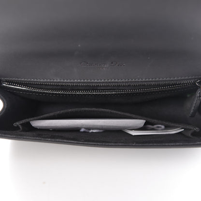 Christian Dior Ultra Matte Calfskin Studded Medium Diorama Flap Bag Black 5 of 10