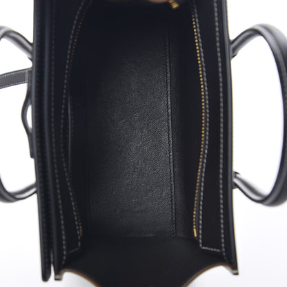 Celine Smooth Calfskin Nano Tri-Color Luggage Chestnut 5 of 11