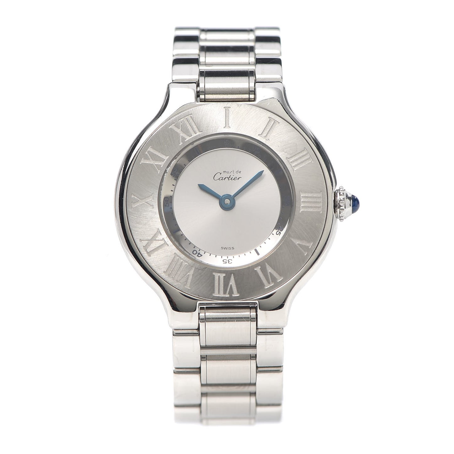 Stainless Steel 28mm Must De 21 Quartz Watch