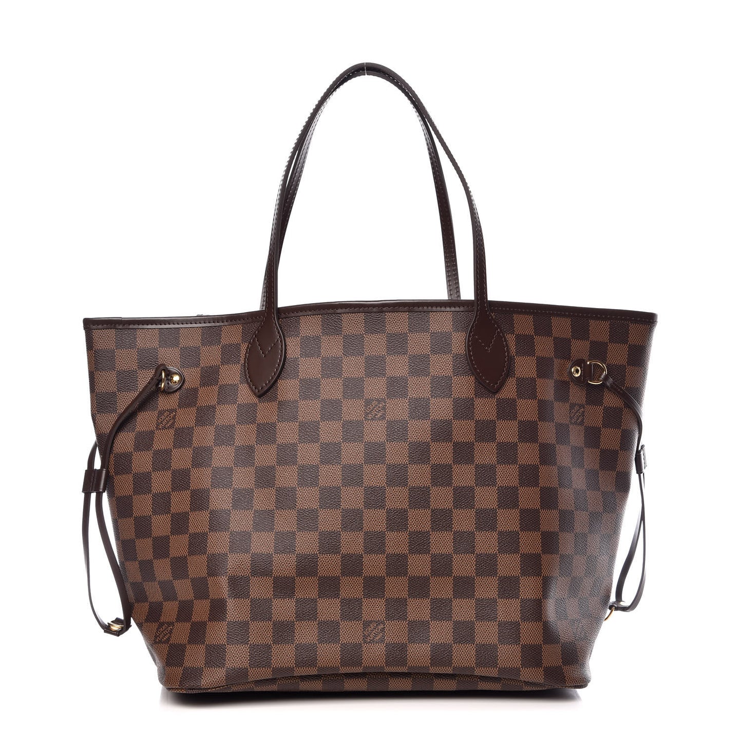 Damier Ebene Neo Neverfull MM Rose Ballerine