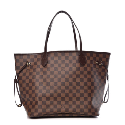 Louis Vuitton Damier Ebene Neo Neverfull MM Rose Ballerine 3 of 11