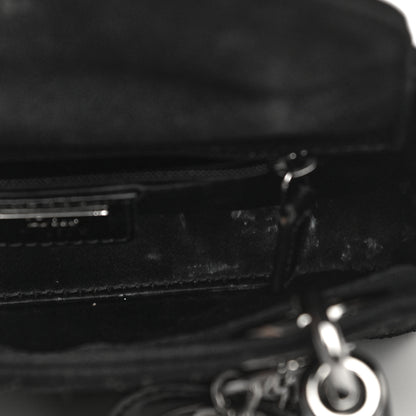 Christian Dior Canvas Studded Cannage Mini Lady Dior Black 9 of 18