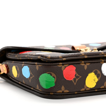 Louis Vuitton LV x YK Monogram Painted Dots Pochette Metis 9 of 10