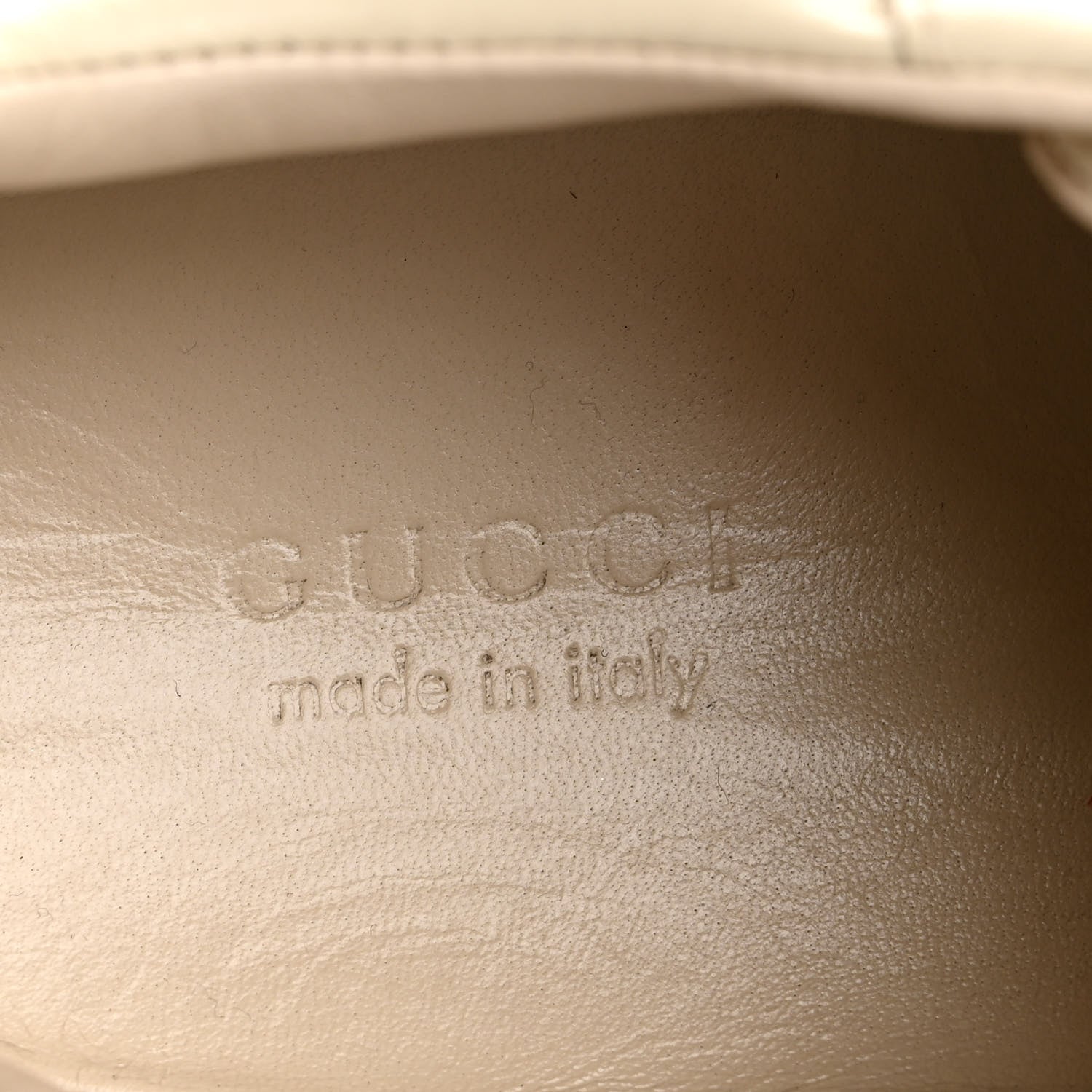 Gucci Calfskin Logo Womens Rhyton Sneakers 37 Ivory 8 of 13