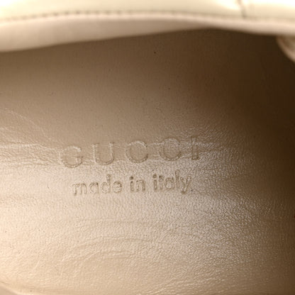 Gucci Calfskin Logo Womens Rhyton Sneakers 37 Ivory 8 of 13