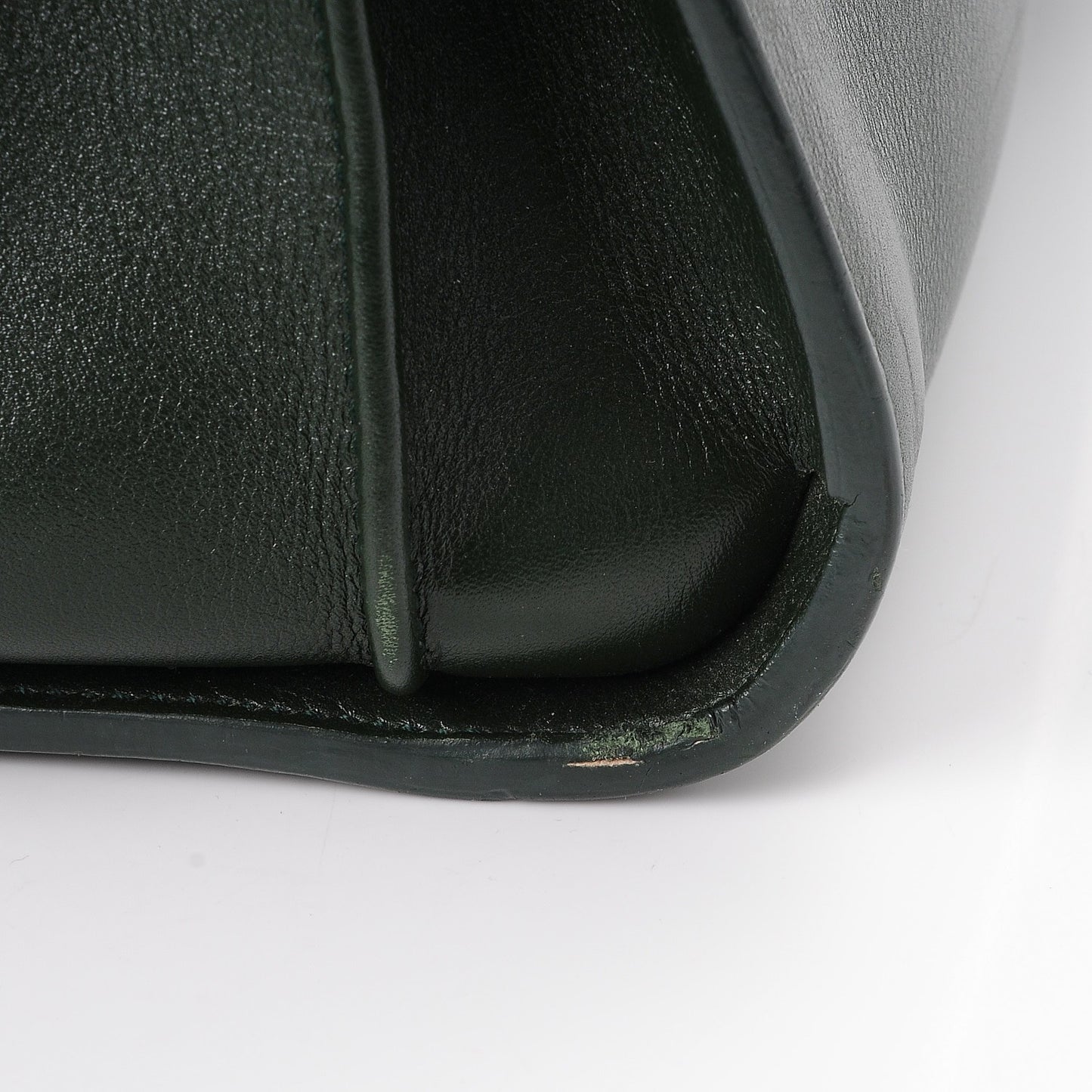 Calfskin Small Sac De Jour Dark Green