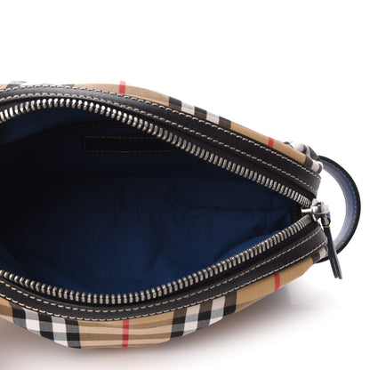 Burberry Vintage Check Washbag Canvas Blue 7 of 9