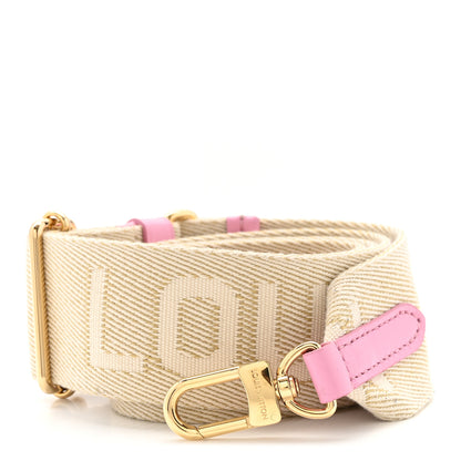Louis Vuitton Monogram Utility Crossbody Bandouliere Shoulder Strap Beige Pink 1 of 6