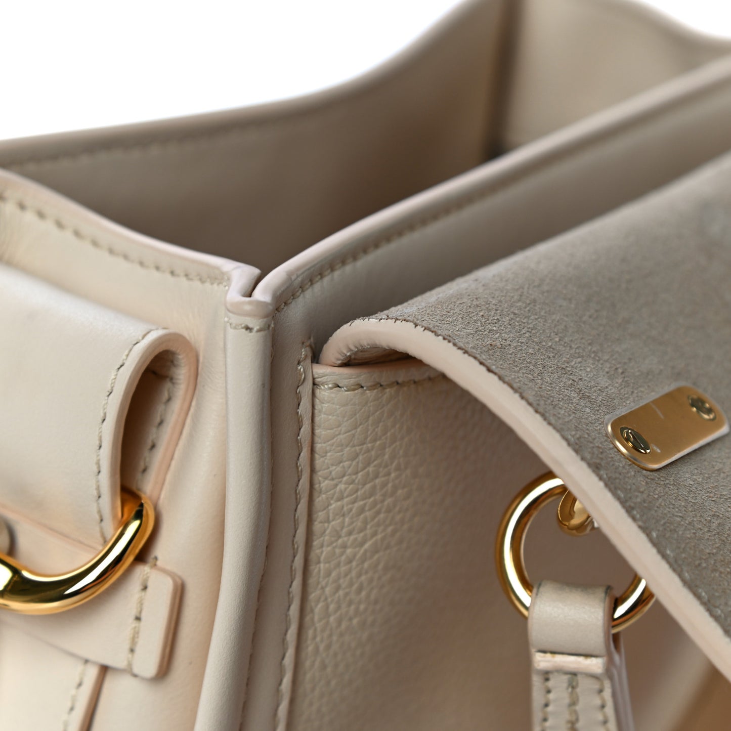Calfskin Mini Tess Day Bag Sweet Beige