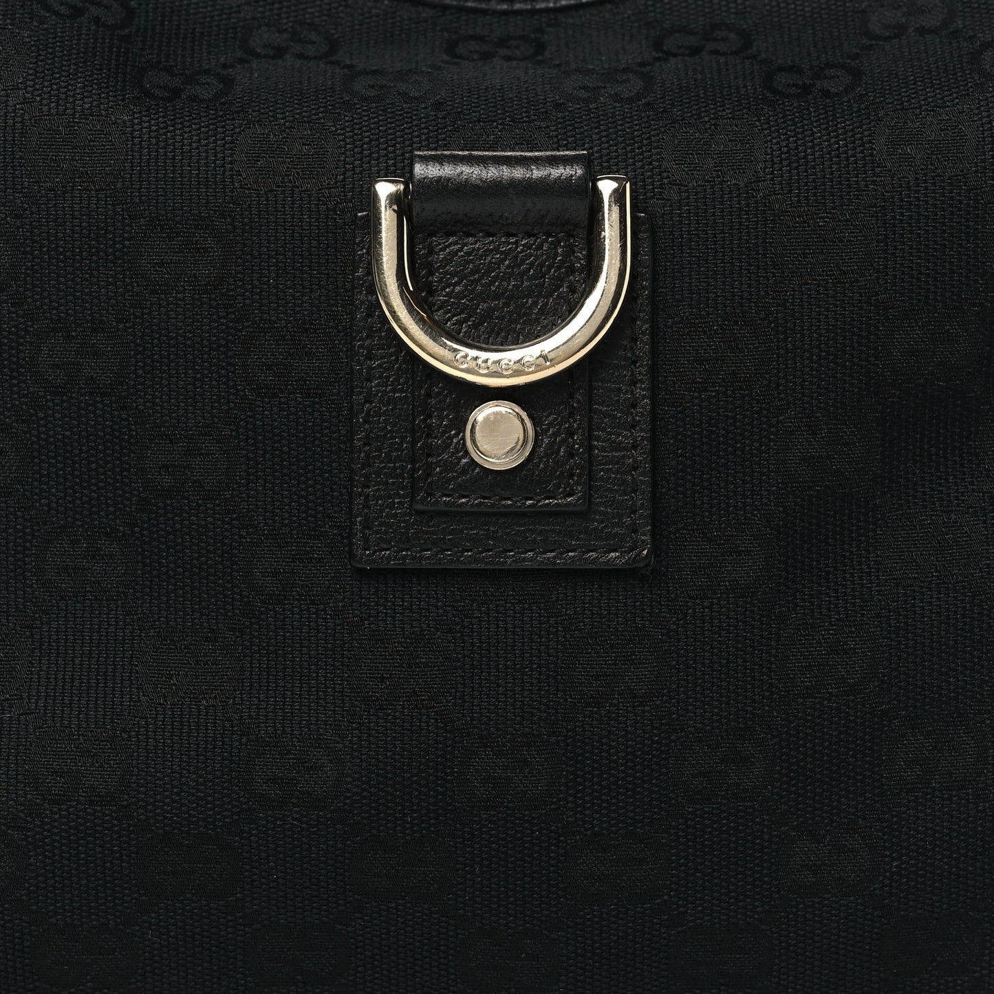 Monogram Medium Abbey D Ring Hobo Black