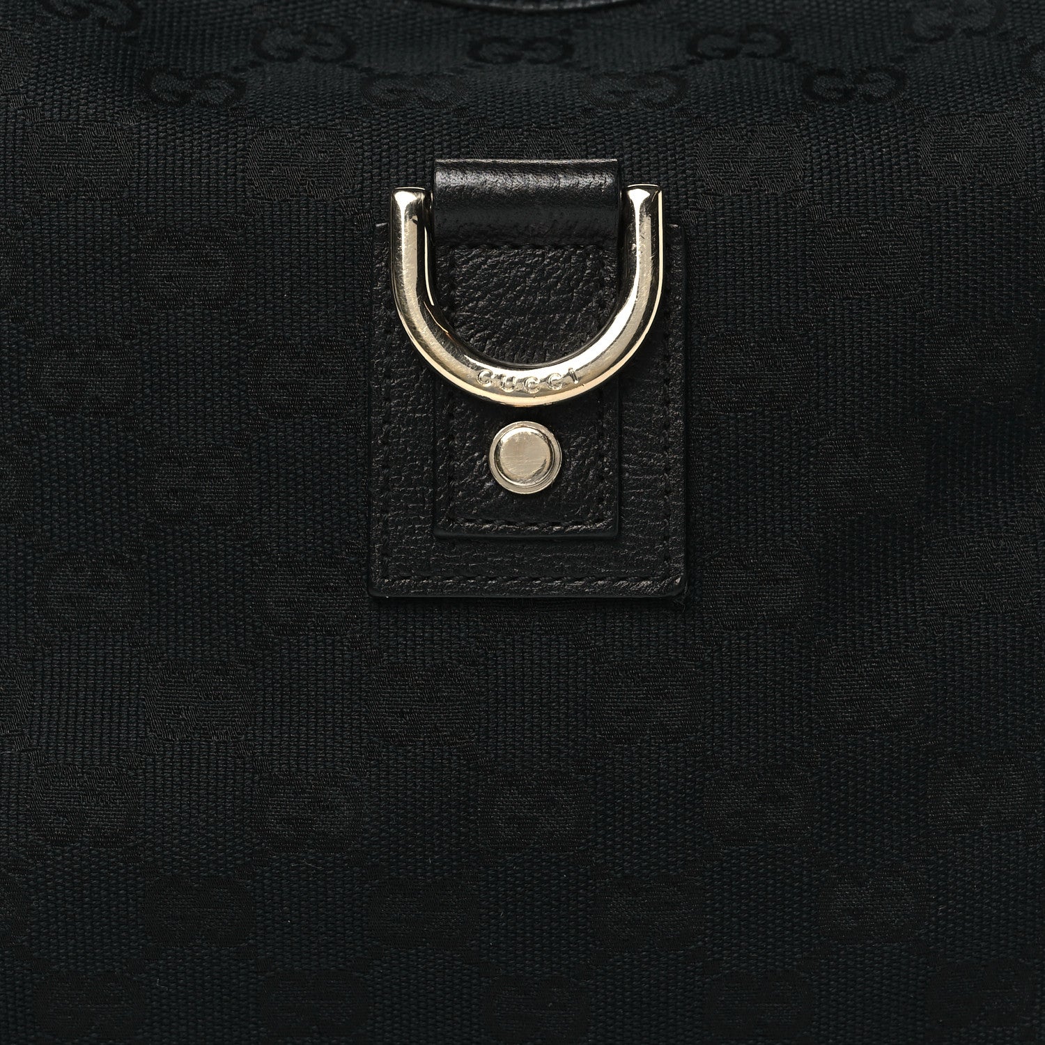 Gucci Monogram Medium Abbey D Ring Hobo Black 8 of 12