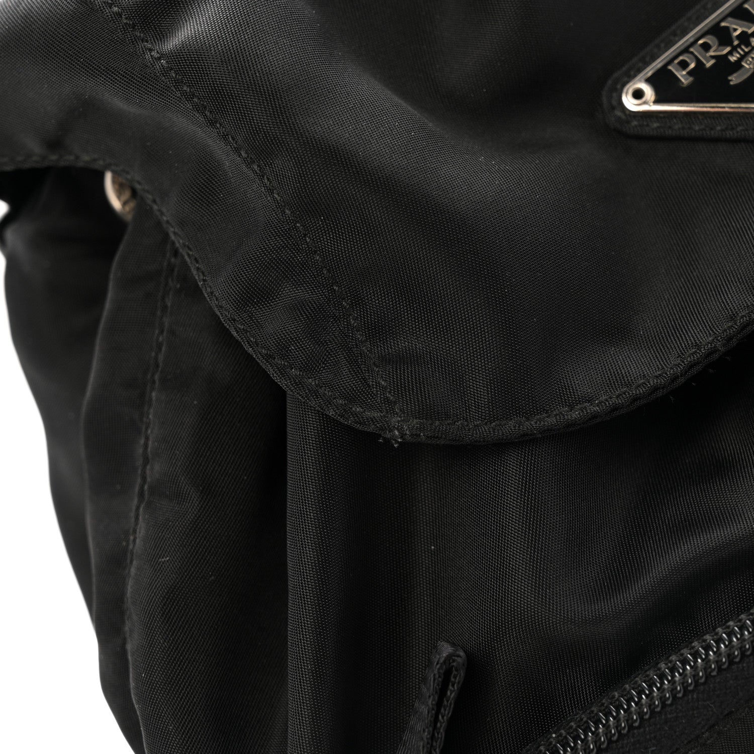 Prada Tessuto Nylon Vela Small Backpack Black 12 of 14