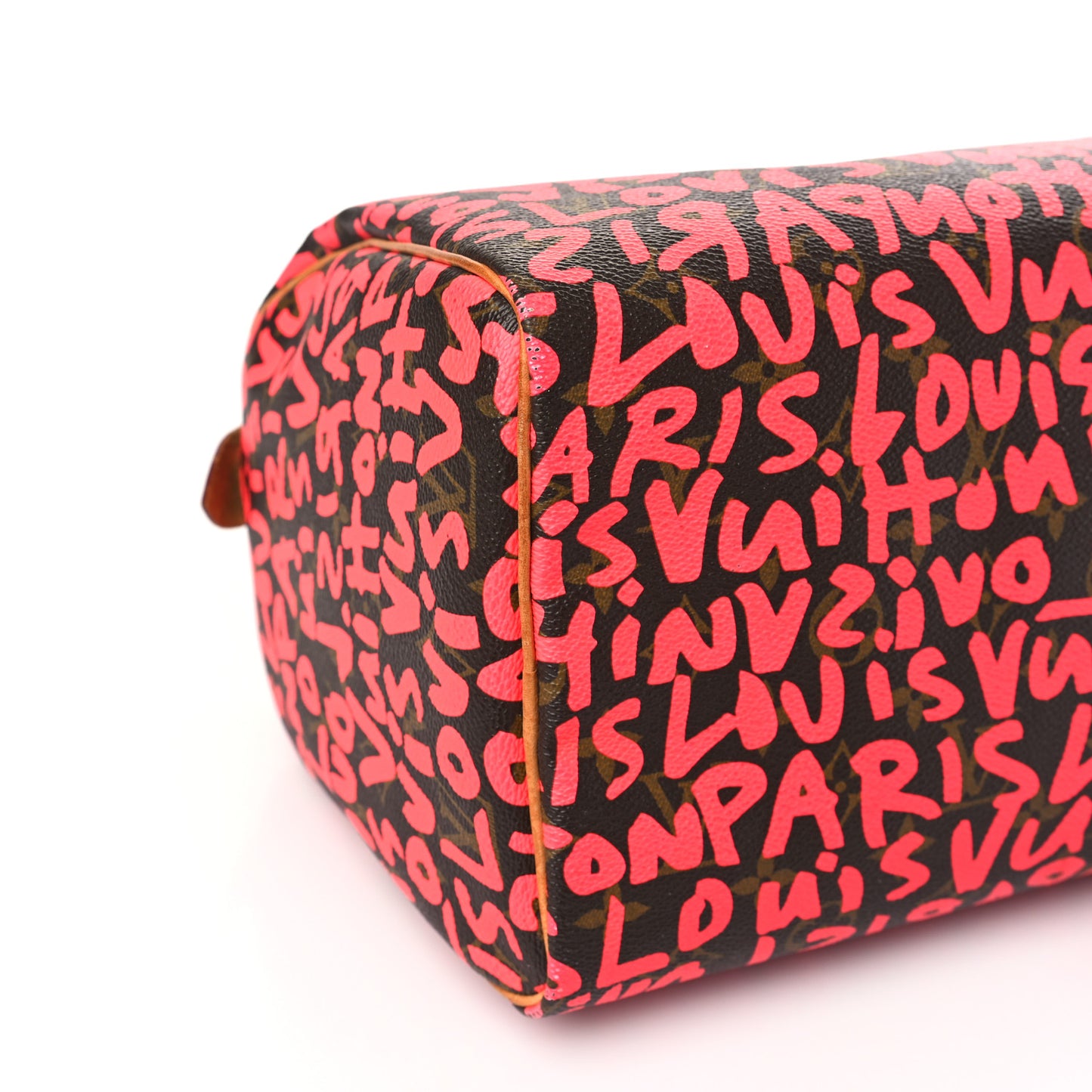 Monogram Graffiti Speedy 30 Fuchsia