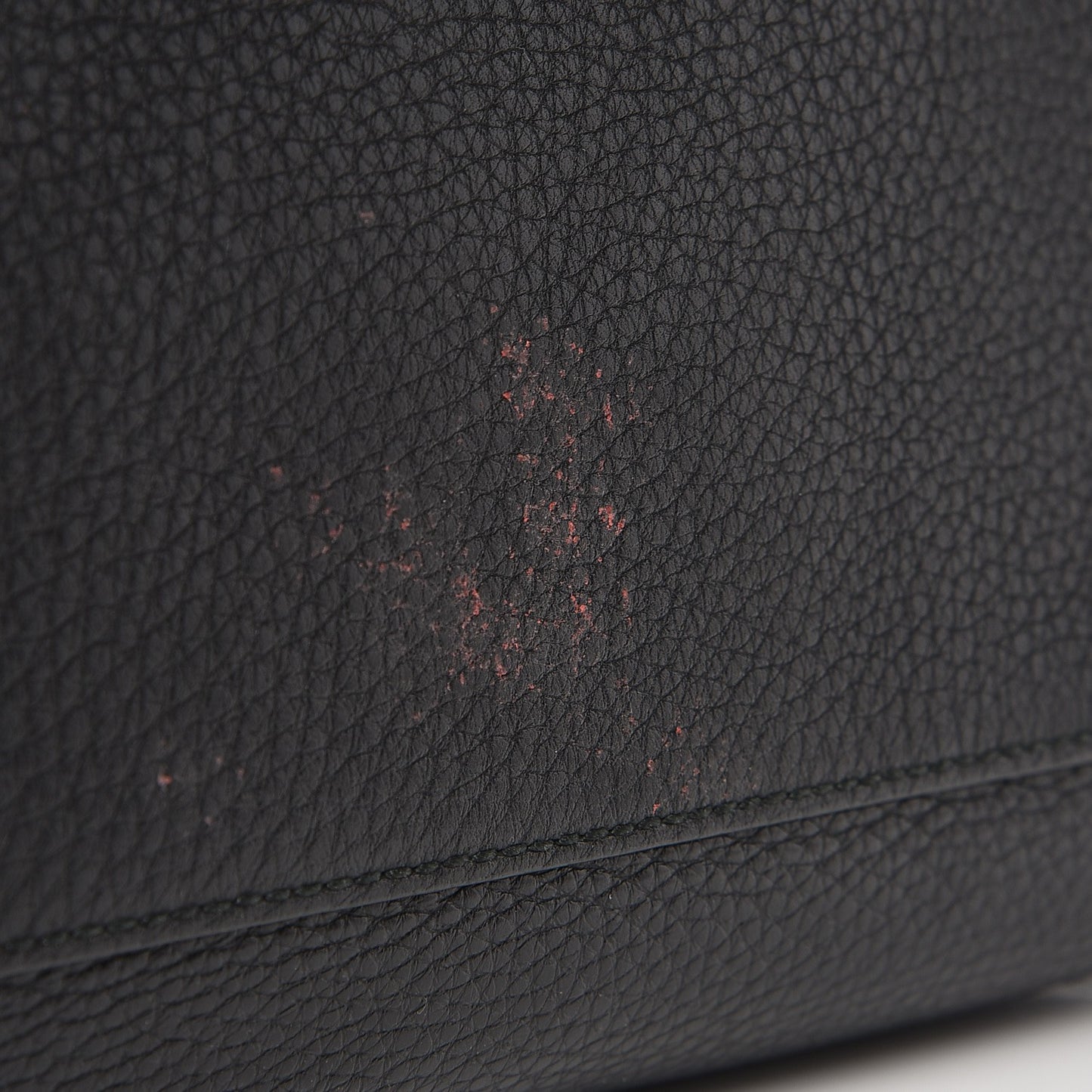 Pebbled Calfskin Medium Soho Chain Shoulder Bag Black