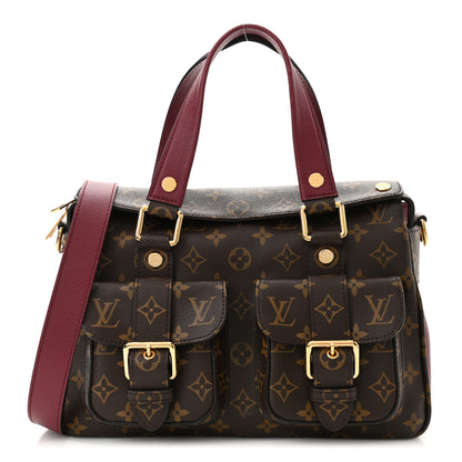 Louis Vuitton Monogram Manhattan NM Raisin 1 of 12