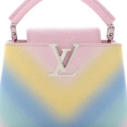 Louis Vuitton Taurillon Mini Degrade Rainbow V Capucines 7 of 9