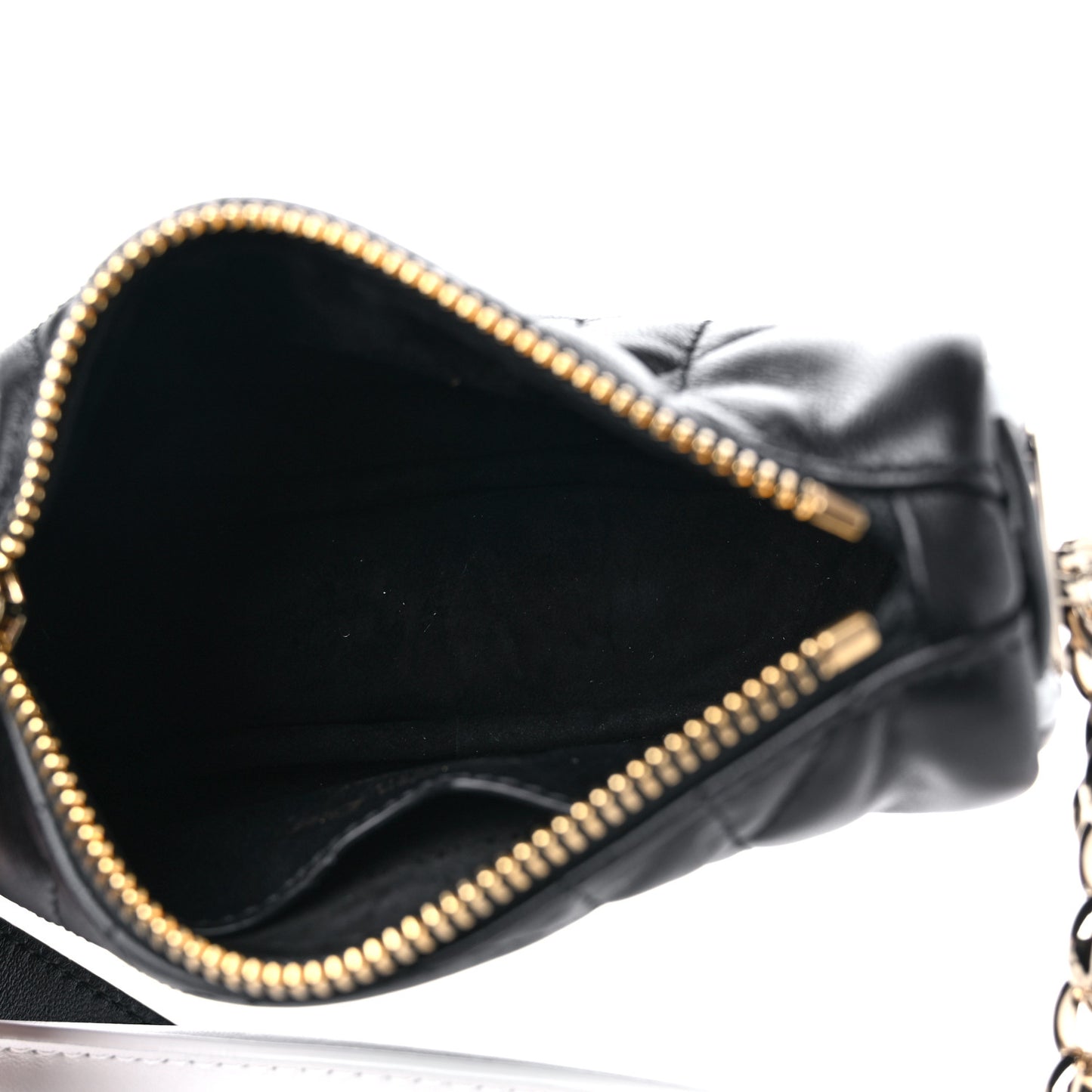 Lambskin Cannage Mini Dior Vibe Hobo Bag Black