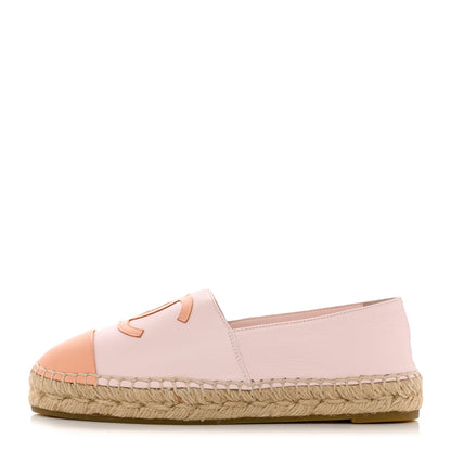 Chanel Lambskin CC Espadrilles 39 Light Pink 1 of 8