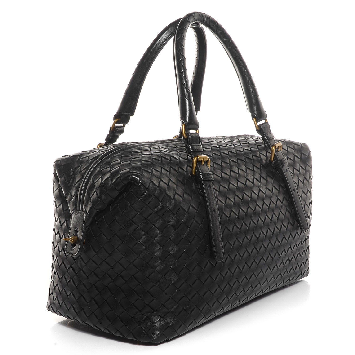 Bottega Veneta Nappa Intrecciato Montaigne Bag Black 3 of 9
