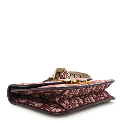 Christian Dior Oblique DiorAddict Flap Bag Burgundy 3 of 8