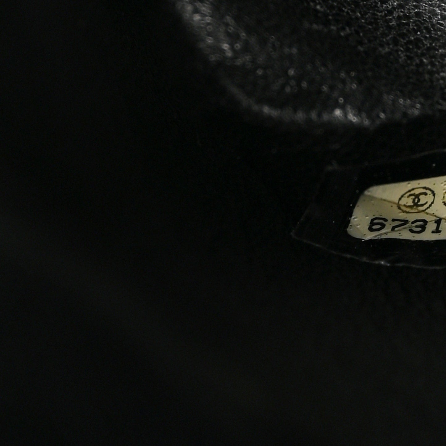 Caviar Quilted Medallion Tote Black