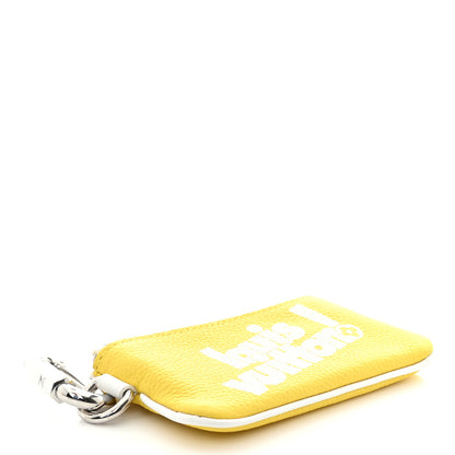 Louis Vuitton Calfskin Everyday LV Key Pouch Jaune 4 of 8
