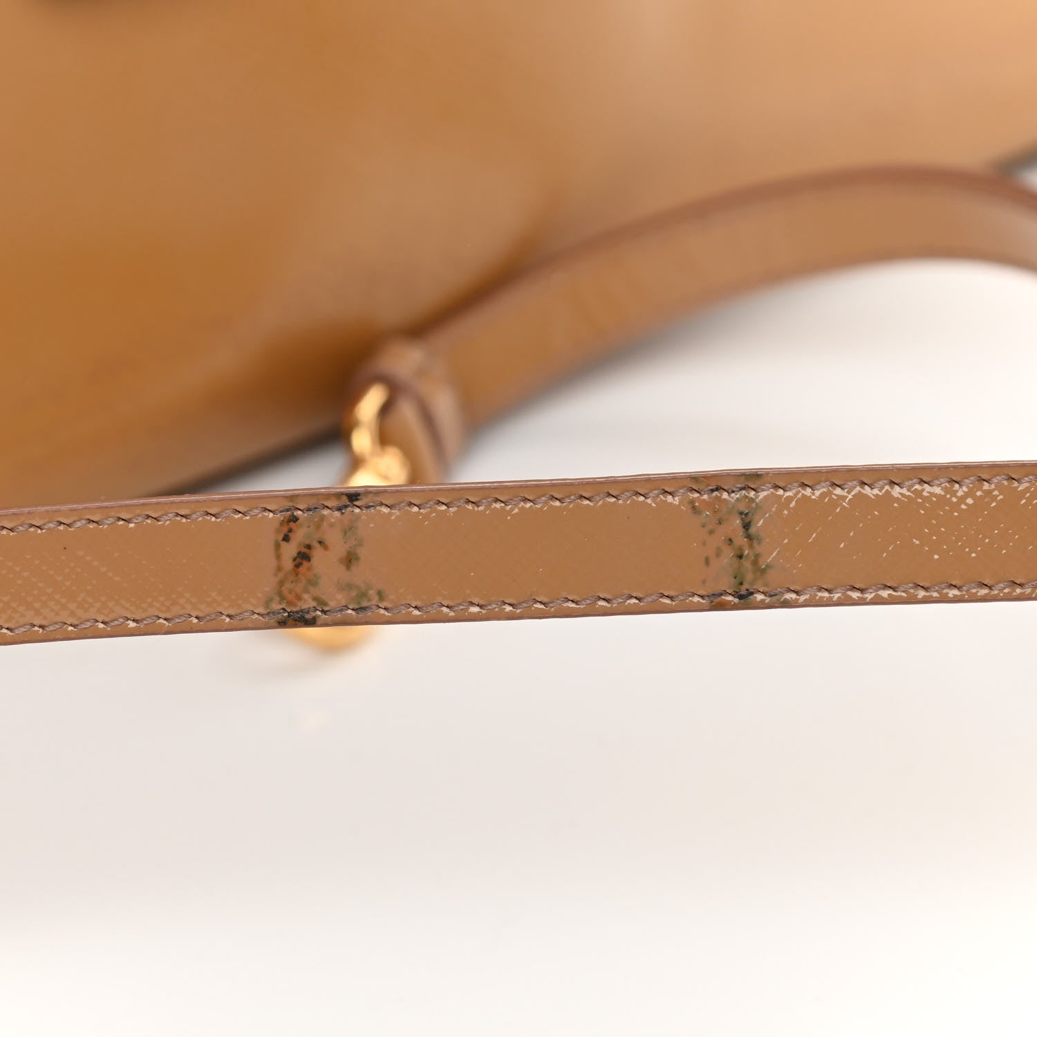 Prada Saffiano Vernice Medium Galleria Double Zip Tote Cammeo 20 of 20