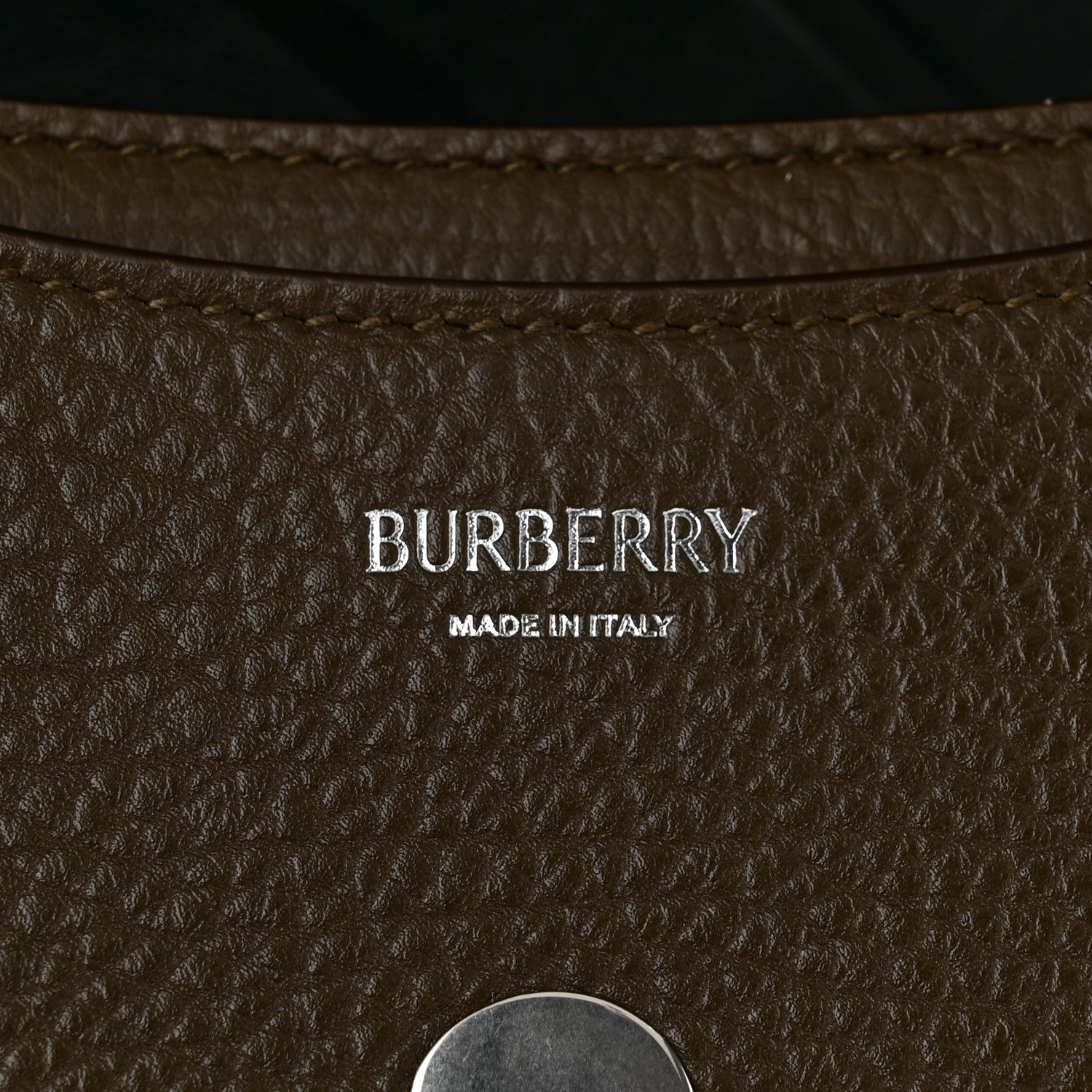 Burberry Calfskin Medium Rocking Horse Crossbody Military 6 of 9