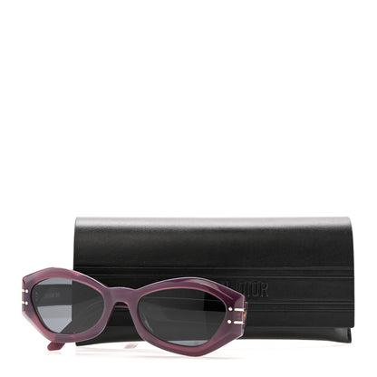 Christian Dior Acetate DiorSignature B1U Butterfly Sunglasses Purple 7 of 7