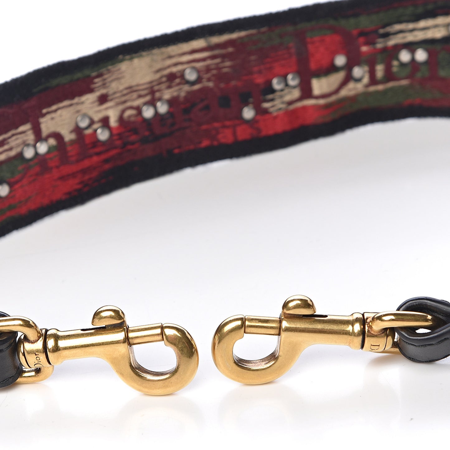 Canvas Embroidered Studded Bohemian Shoulder Strap Red
