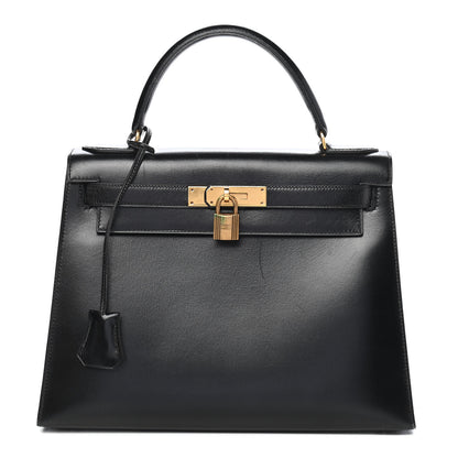 Hermes Box Kelly Sellier 28 Black 1 of 19