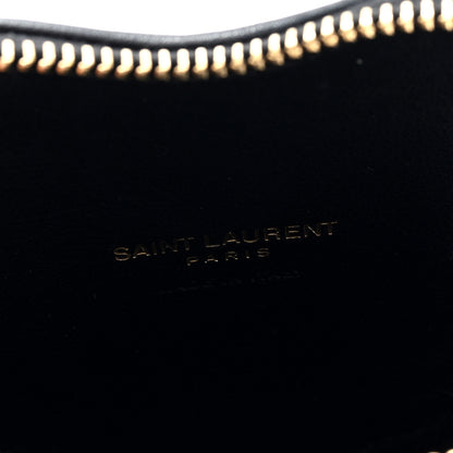 Saint Laurent Patent Leopard Print Monogram Heart Key Pouch Tortoise Brown Black 6 of 7
