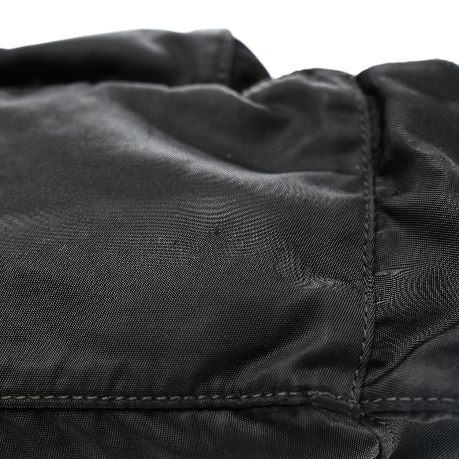 Prada Tessuto Nylon Saffiano Small Vela Messenger Black 13 of 16