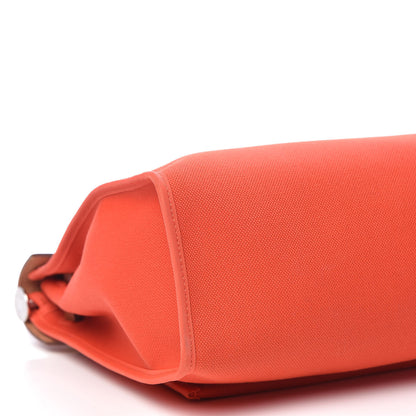 Hermes Vache Hunter Toile Herbag Zip 31 PM Bougainvillea 12 of 16