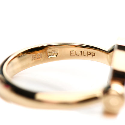 Bulgari 18K Yellow Gold Mother of Pearl Black Onyx BVLGARI BVLGARI Ring 50 5.25 6 of 6