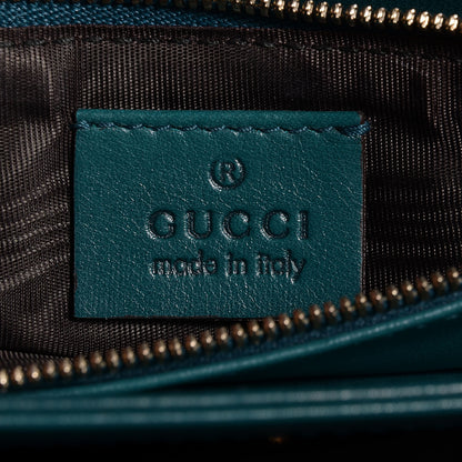 Gucci Python Medium 1973 Shoulder Flap Bag Malachite Green 9 of 10