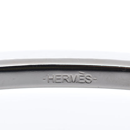 Hermes Palladium Martelee 32mm H Belt Buckle Silver 4 of 4