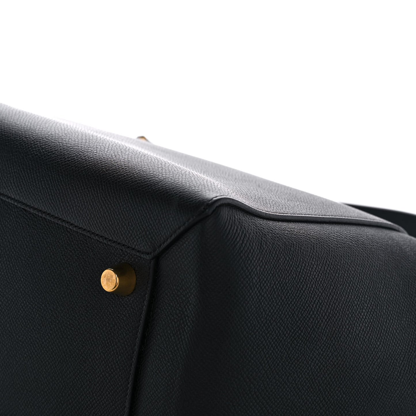 Grained Calfskin Mini Belt Bag Black