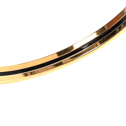Hermes Enamel Quadrige Printed Extra Narrow Bracelet 65 4 of 6