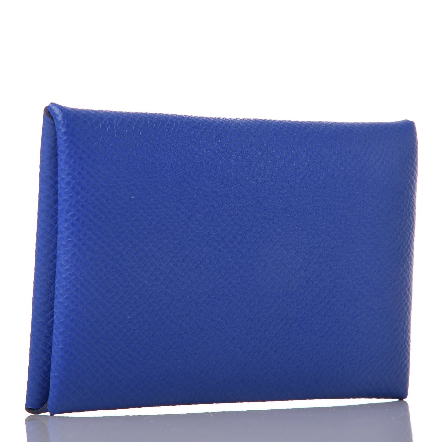 Epsom Calvi Card Case Bleu Royal