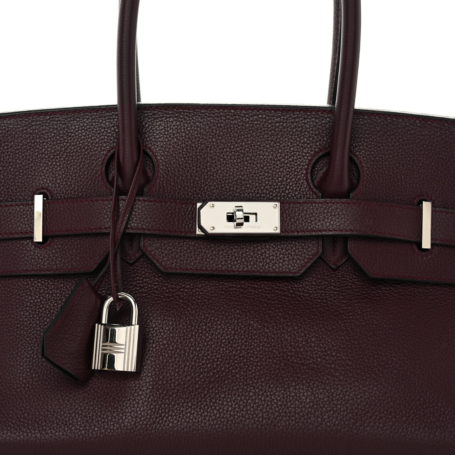 Hermes Taurillon Clemence JPG Birkin II 42 Prune 8 of 14