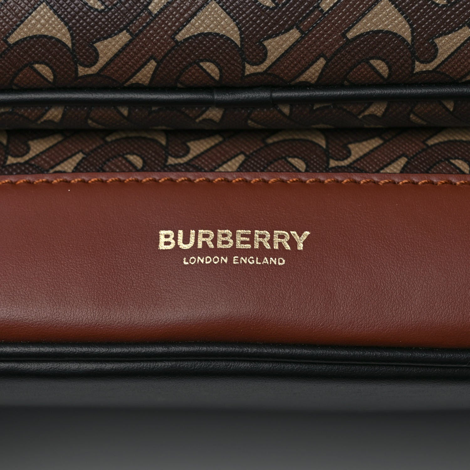 Burberry E-Canvas Monogram Rocco Backpack Bridle Brown 13 of 13