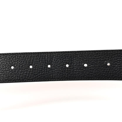 Gucci Calfskin 1973 Reversible Belt 90 36 Black Sun Orange 5 of 7