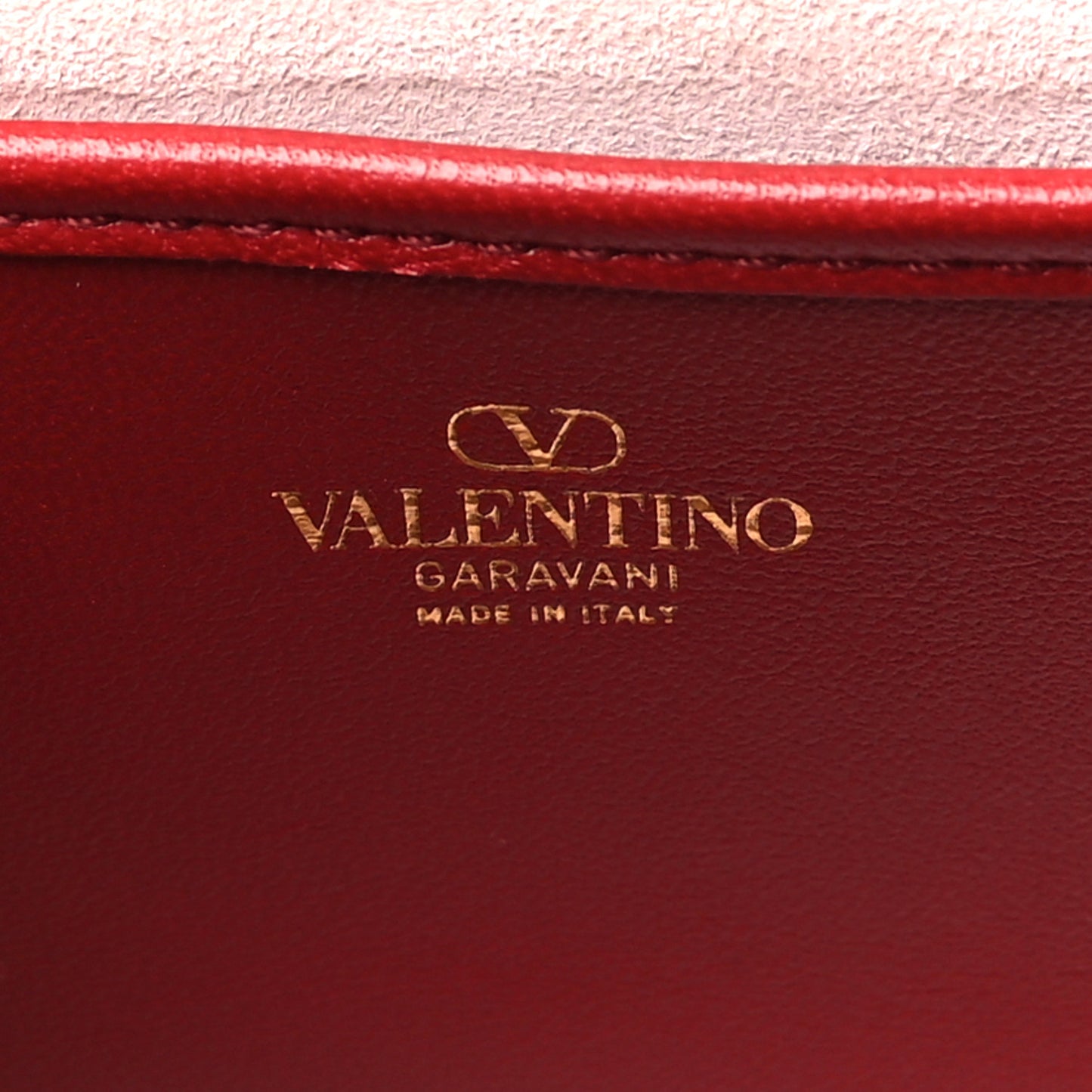 Calfskin Rockstud Spike Convertible Shoulder Bag Light Pink