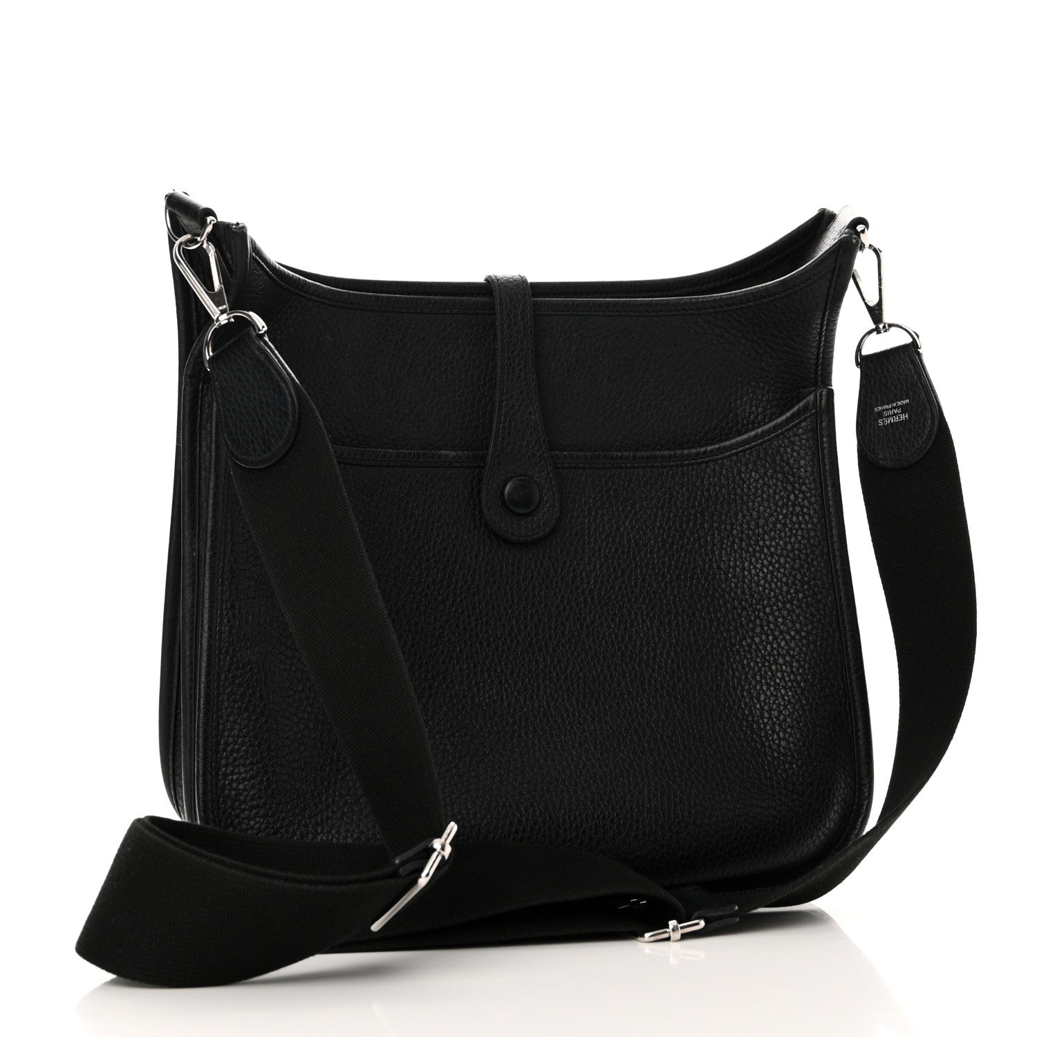 Hermes Taurillon Clemence EVELYNE III PM Black 3 of 13