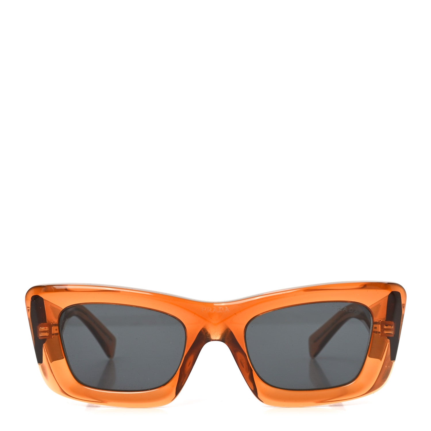 Prada Acetate Symbole Sunglasses SPR 13Z Brown 2 of 7