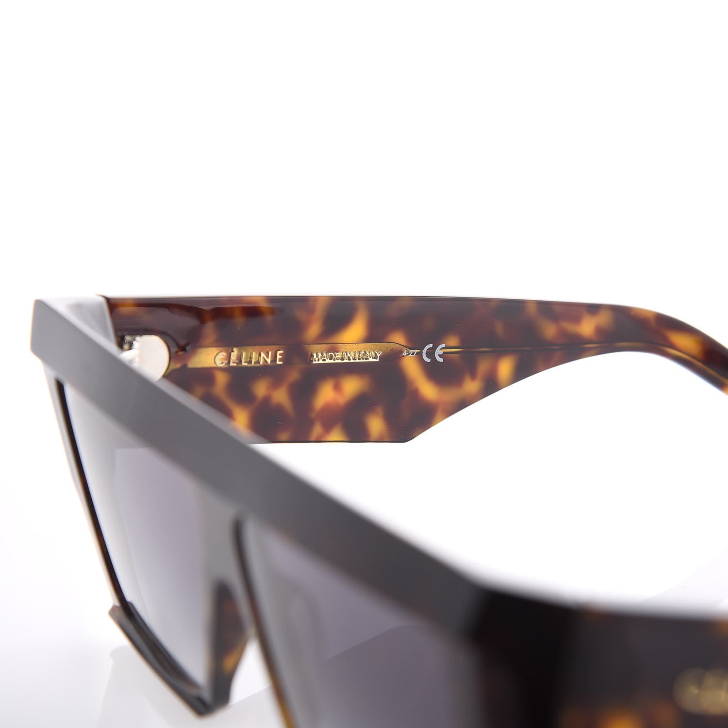 Celine Flat Top Sunglasses CL 40030I Havana 6 of 7